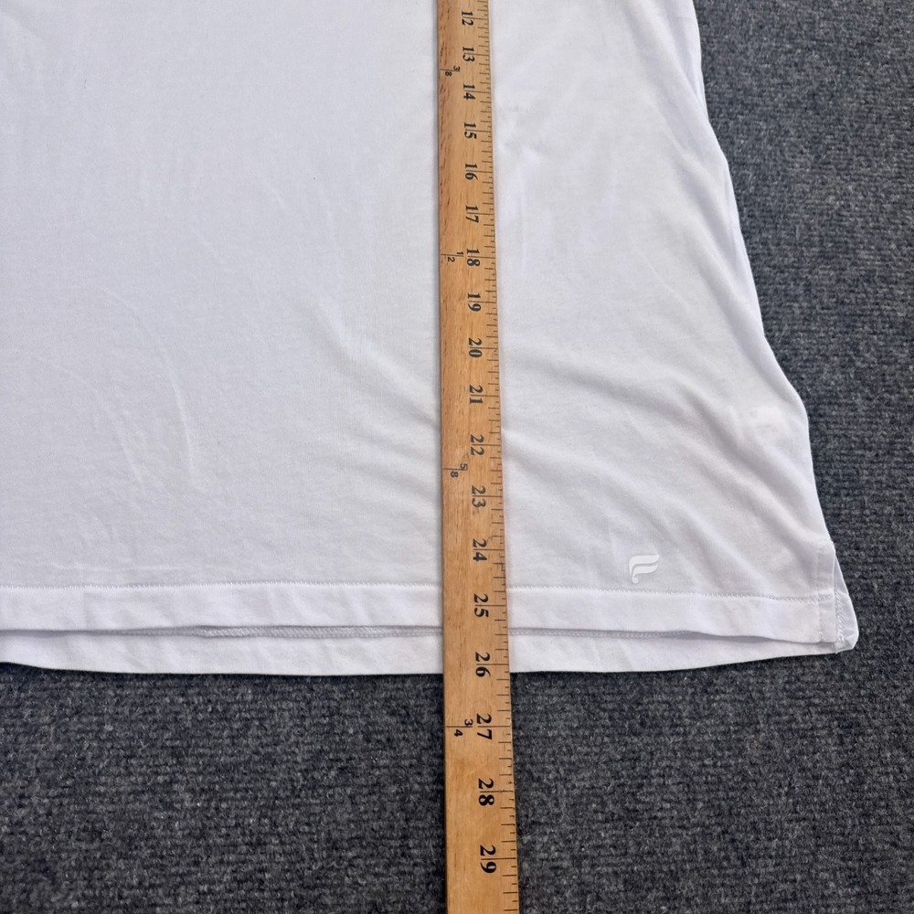 Fabletics Tank Top Womens Size Medium White Athleisure‎ Yoga Gym Activewear - Picture 10 of 13
